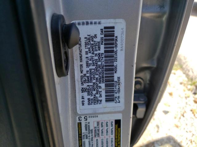 Photo 10 from auction – 2006 TOYOTA COROLLA with VIN 1NXBR32E36Z717479