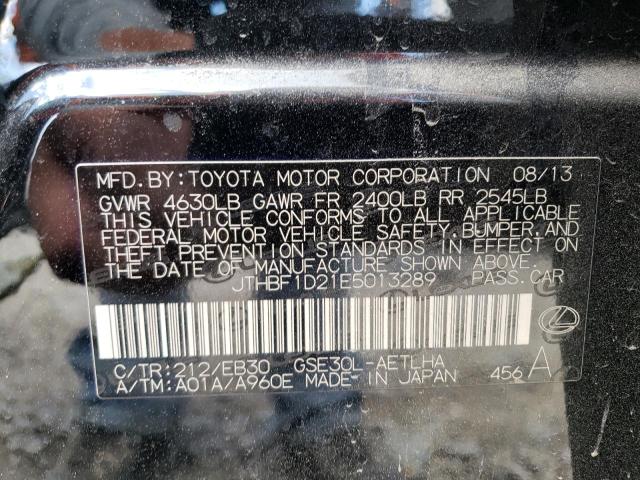Photo 10 from auction – 2014 LEXUS IS 250 with VIN JTHBF1D21E5013289