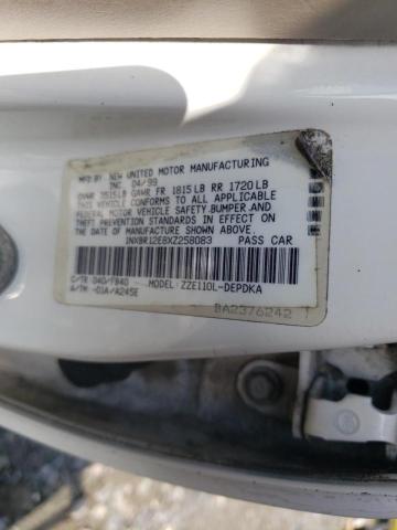 Photo 10 from auction – 1999 TOYOTA COROLLA VE with VIN 1NXBR12E8XZ258083