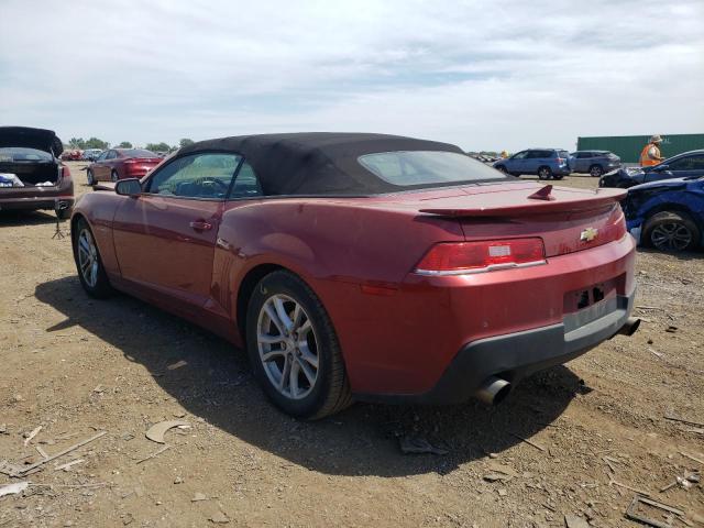Photo 3 from auction – 2015 CHEVROLET CAMARO LT with VIN 2G1FD3D37F9284979