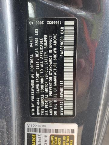Photo 10 from auction – 2008 VOLKSWAGEN EOS TURBO with VIN WVWBA71F68V051163