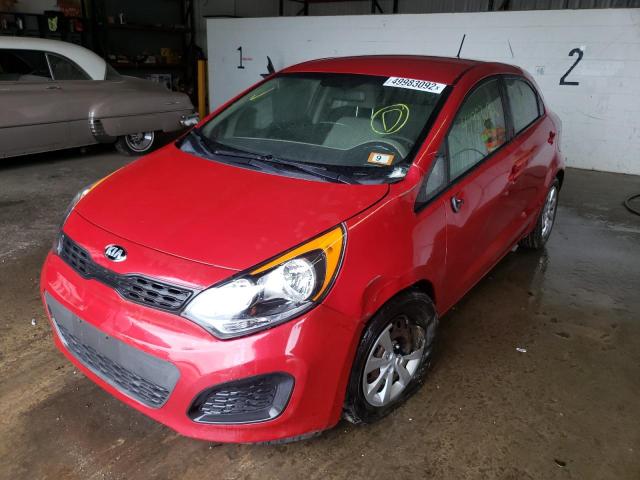Photo 2 from auction – 2013 KIA RIO LX with VIN KNADM5A35D6172729