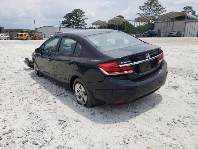 Photo 3 from auction – 2014 HONDA CIVIC LX with VIN 19XFB2F56EE078008