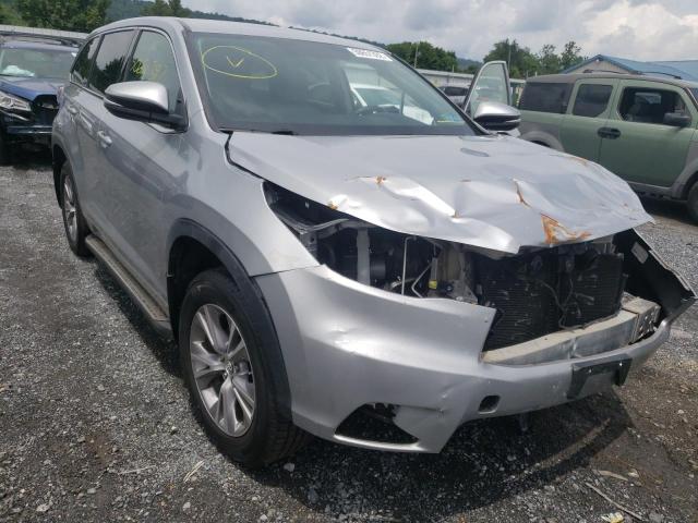 TOYOTA HIGHLANDER 2016 with VIN 5TDBKRFH4GS251678 - Photo from auction