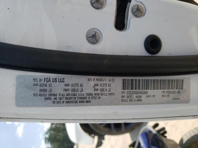 Photo 10 from auction – 2019 DODGE CHALLENGER with VIN 2C3CDZAG6KH642808
