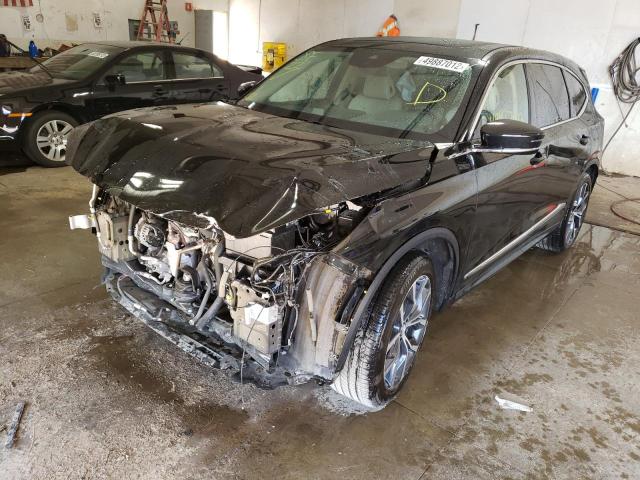 Photo 2 from auction – 2022 ACURA MDX TECHNO with VIN 5J8YE1H44NL009759