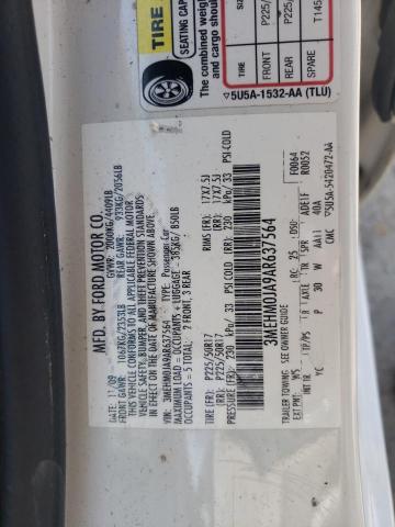 Photo 10 from auction – 2010 MERCURY MILAN PREM with VIN 3MEHM0JA9AR637564