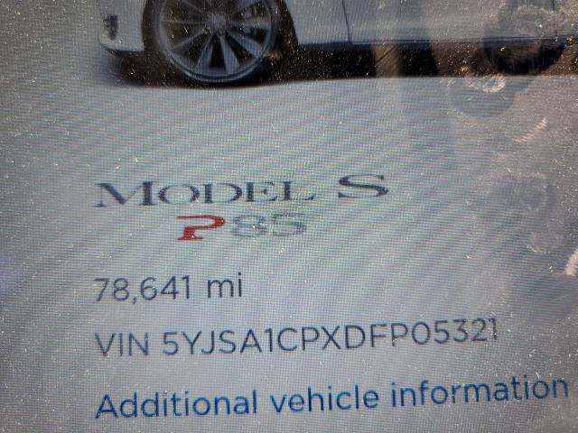 Photo 8 from auction – 2013 TESLA MODEL S with VIN 5YJSA1CPXDFP05321