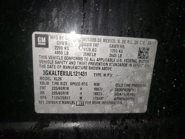 Photo 10 from auction – 2018 GMC TERRAIN SL with VIN 3GKALTEX0JL121431