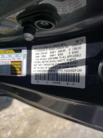 Photo 10 from auction – 2015 HONDA CIVIC EX with VIN 2HGFG3B84FH528141