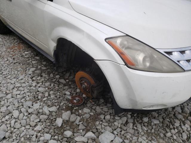Photo 9 from auction – 2005 NISSAN MURANO SL with VIN JN8AZ08W65W438503