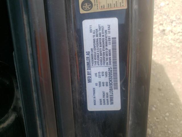 Photo 10 from auction – 2012 SMART FORTWO PUR with VIN WMEEJ3BA9CK520525