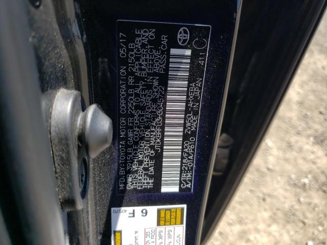 Photo 10 from auction – 2017 TOYOTA PRIUS with VIN JTDKBRFU3H3045722