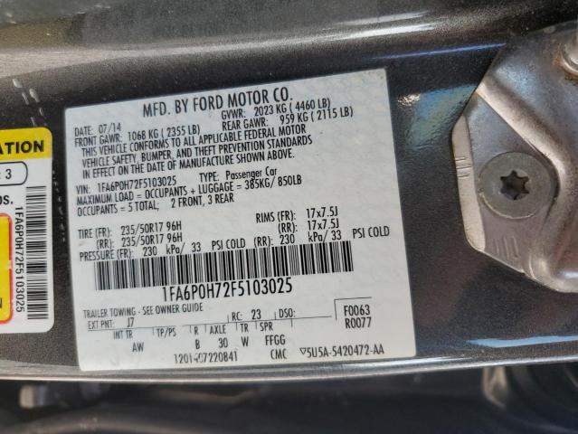 Photo 10 from auction – 2015 FORD FUSION SE with VIN 1FA6P0H72F5103025