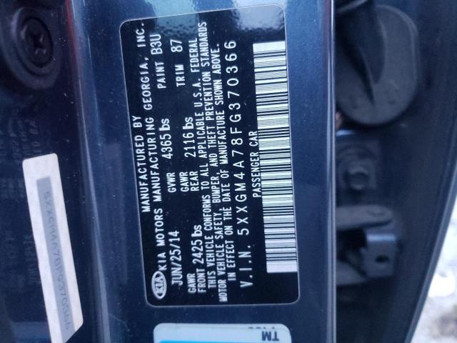 Photo 10 from auction – 2015 KIA OPTIMA LX with VIN 5XXGM4A78FG370366