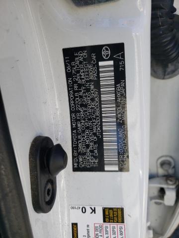 Photo 10 from auction – 2011 TOYOTA PRIUS with VIN JTDKN3DU8B0308397