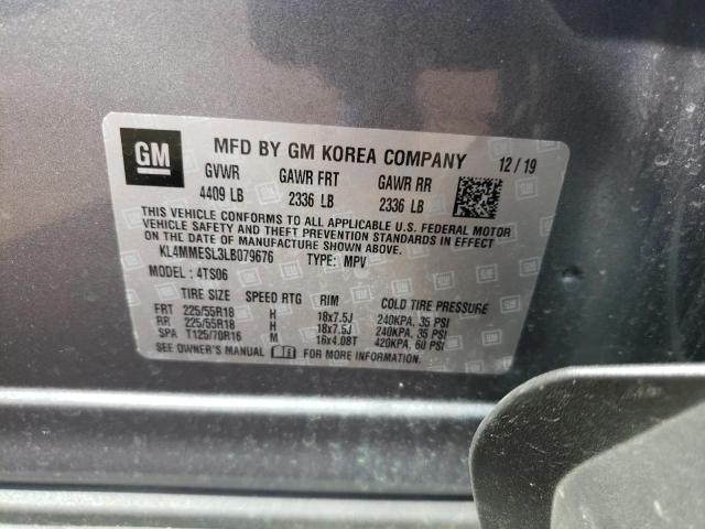 Photo 10 from auction – 2020 BUICK ENCORE GX with VIN KL4MMESL3LB079676