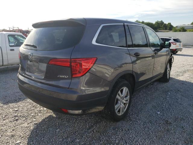 Photo 4 from auction – 2018 HONDA PILOT LX with VIN 5FNYF6H13JB003169
