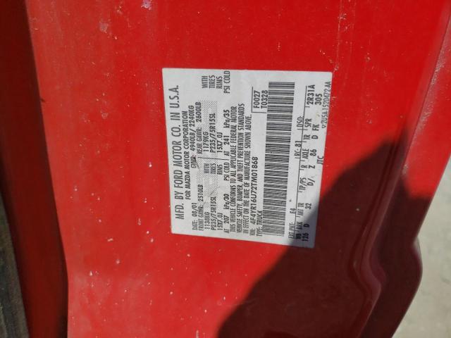 Photo 10 from auction – 2002 MAZDA B3000 CAB with VIN 4F4YR16U72TM01868
