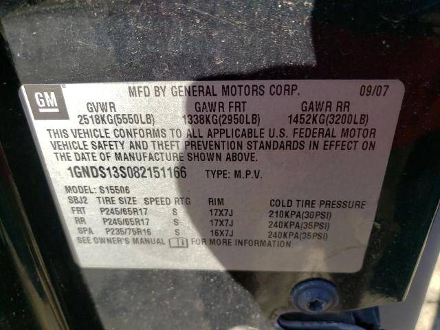 Photo 10 from auction – 2008 CHEVROLET TRAILBLAZE with VIN 1GNDS13S082151166