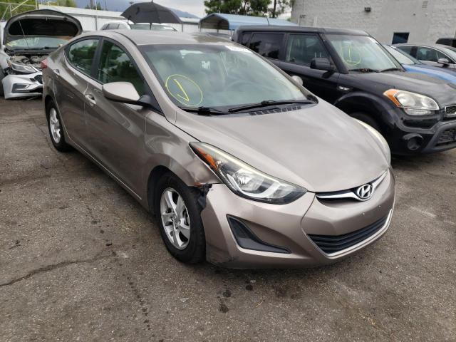 HYUNDAI ELANTRA SE 2015 with VIN 5NPDH4AE1FH642136 - Photo from auction