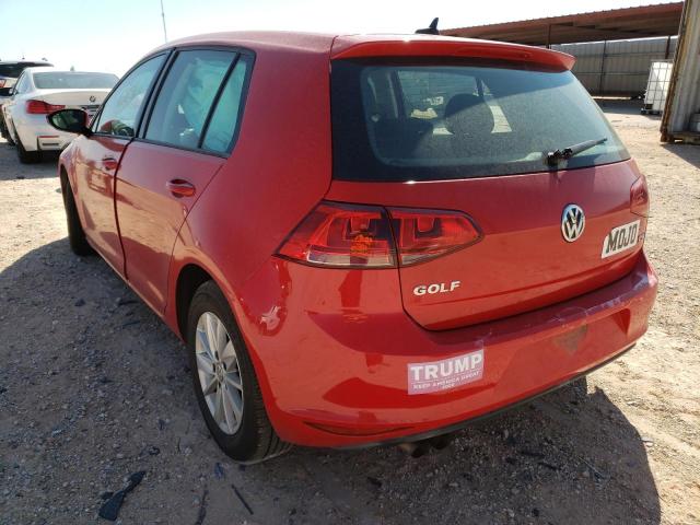 Photo 3 from auction – 2015 VOLKSWAGEN GOLF with VIN 3VW217AU4FM022098