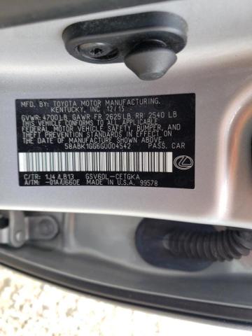 Photo 10 from auction – 2016 LEXUS ES 350 with VIN 58ABK1GG6GU004542