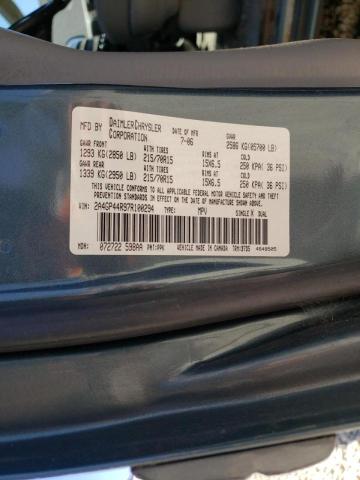 Photo 10 from auction – 2007 CHRYSLER TOWN & COU with VIN 2A4GP44R97R100294