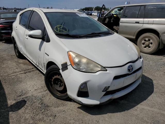 TOYOTA PRIUS C 2013 with VIN JTDKDTB39D1543627 - Photo from auction