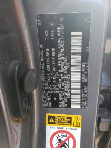Photo 10 from auction – 2016 TOYOTA HIGHLANDER with VIN 5TDKKRFH1GS143227