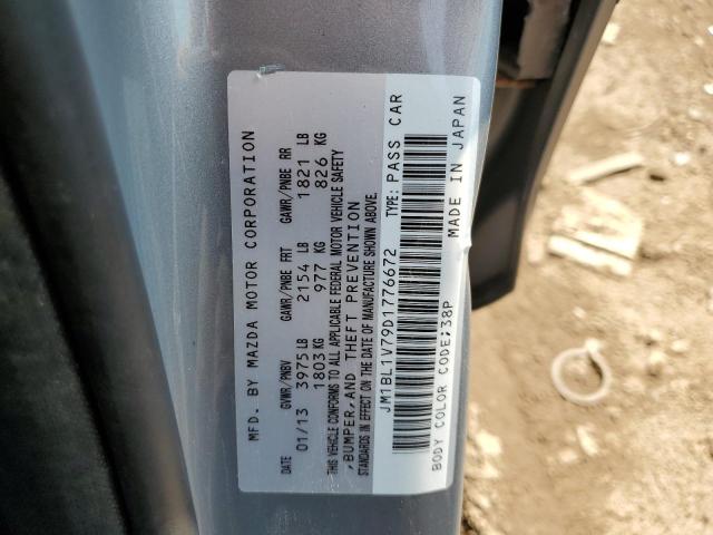 Photo 10 from auction – 2013 MAZDA 3 I with VIN JM1BL1V79D1776672