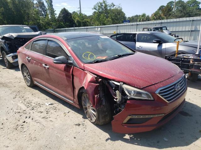 HYUNDAI SONATA SPO 2015 with VIN 5NPE34AF0FH098093 - Photo from auction
