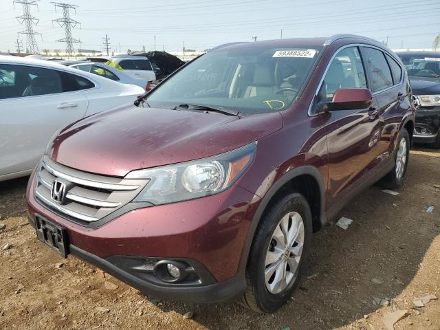 Photo 2 from auction – 2014 HONDA CR-V EXL with VIN 5J6RM4H72EL076811