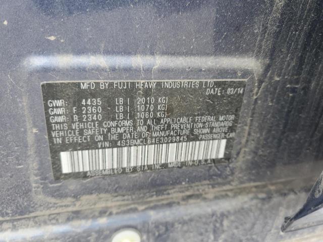 Photo 10 from auction – 2014 SUBARU LEGACY 2.5 with VIN 4S3BMCL64E3029845