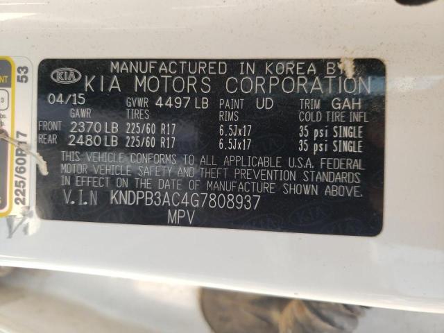 Photo 10 from auction – 2016 KIA SPORTAGE with VIN KNDPB3AC4G7808937