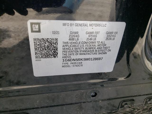Photo 10 from auction – 2021 CADILLAC CT5 PREMIU with VIN 1G6DN5RK5M0128697