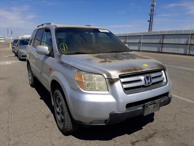 HONDA PILOT EX 2006 with VIN 5FNYF28726B036071 - Photo from auction