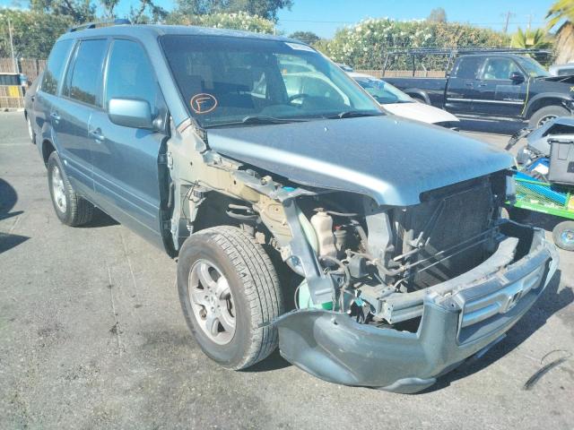 HONDA PILOT EX 2006 with VIN 2HKYF18426H535230 - Photo from auction