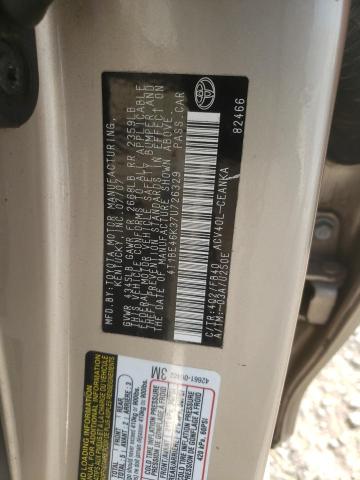 Photo 10 from auction – 2007 TOYOTA CAMRY CE with VIN 4T1BE46K37U726329