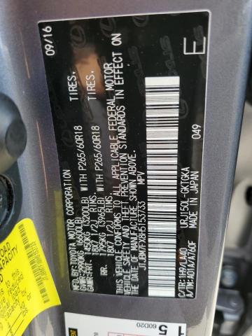 Photo 10 from auction – 2017 LEXUS GX 460 with VIN JTJBM7FX8H5153733