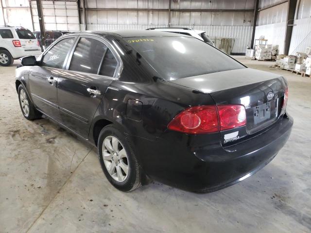 Photo 3 from auction – 2006 KIA OPTIMA LX with VIN KNAGE123765050092