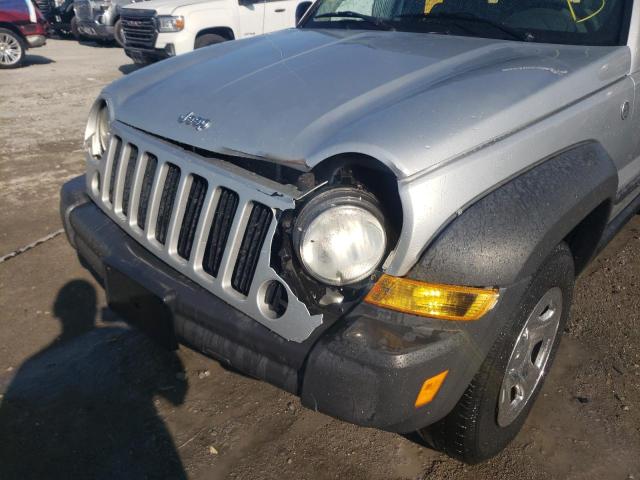 Photo 9 from auction – 2007 JEEP LIBERTY SP with VIN 1J4GL48K37W501114