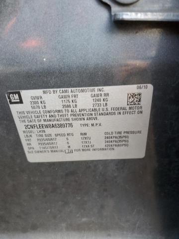 Фото 10 с аукциона – 2010 CHEVROLET EQUINOX LT с VIN 2CNFLEEW8A6389776