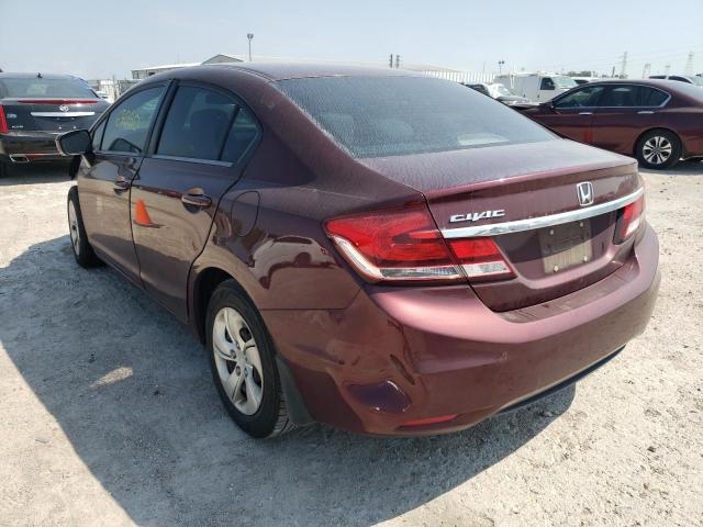 Photo 3 from auction – 2015 HONDA CIVIC LX with VIN 19XFB2F59FE067182