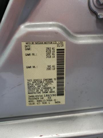 Photo 10 from auction – 2019 NISSAN ALTIMA SL with VIN 1N4BL4EV5KC186590