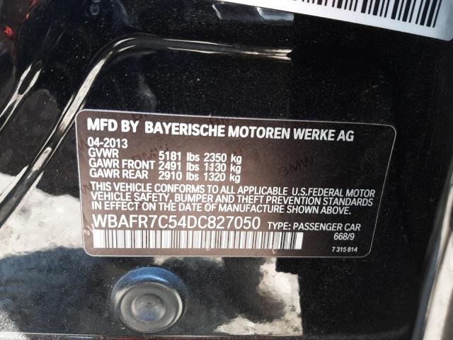 Photo 10 from auction – 2013 BMW 535 I with VIN WBAFR7C54DC827050