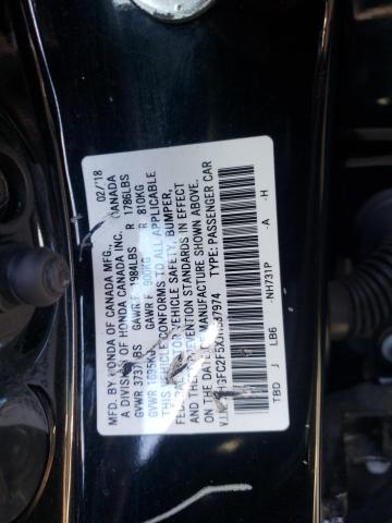 Photo 10 from auction – 2018 HONDA CIVIC LX with VIN 2HGFC2F5XJH537974
