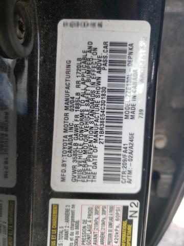 Photo 10 from auction – 2004 TOYOTA COROLLA CE with VIN 2T1BR38E54C301830