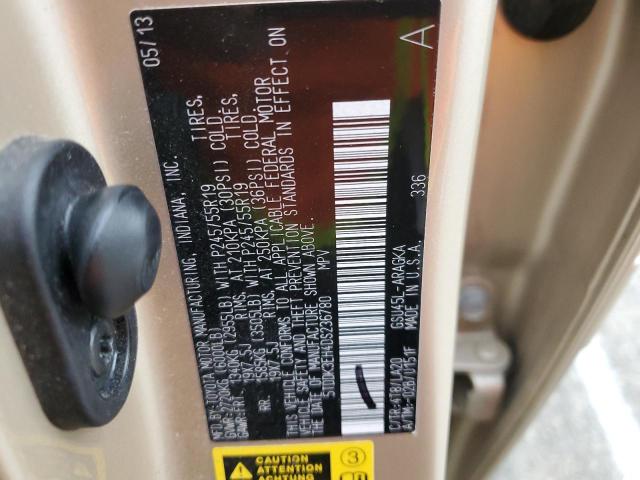 Photo 10 from auction – 2013 TOYOTA HIGHLANDER with VIN 5TDDK3EH4DS236780