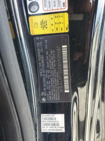 Photo 10 from auction – 2008 BMW 128 I with VIN WBAUP735X8VF09587
